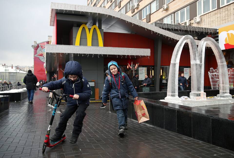 Количество ресторанов McDonald's в Польше