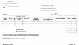Что означает исходящий остаток в банковской выписке в Mango