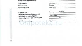 Как выглядит технический паспорт на квартиру в Mango
