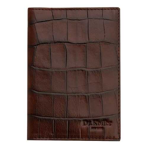 Обложка для паспорта Dr.Koffer X510130-102 коричневая в Mango