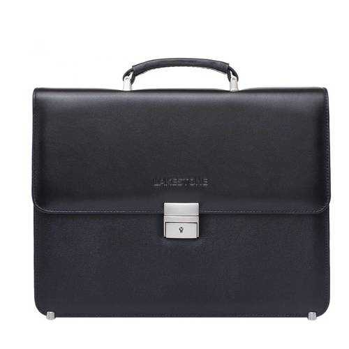 Портфель мужской кожаный Lakestone Braydon 943024/BL черный в Mango