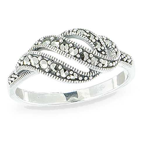 Кольцо женское Марказит HR1137 р.19 в Mango
