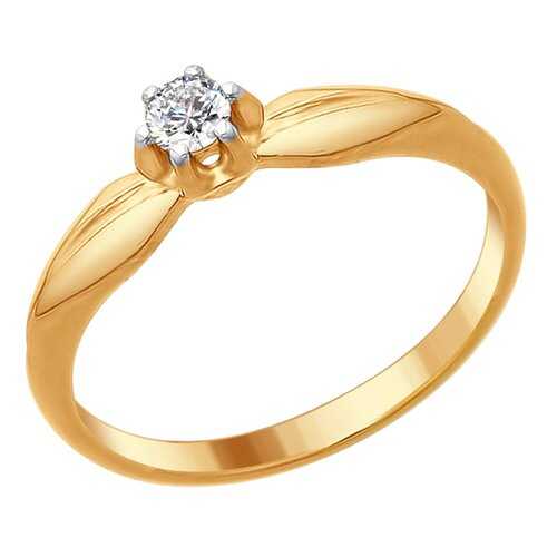 Кольцо женское SOKOLOV из серебра со Swarovski Zirconia 89010087 р.18 в Mango