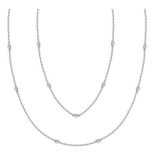 Колье SOKOLOV из серебра с фианитами 94070130 40 в Mango