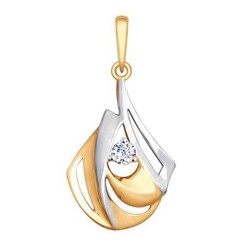 Подвеска SOKOLOV из золота с фианитом 035498 в Mango