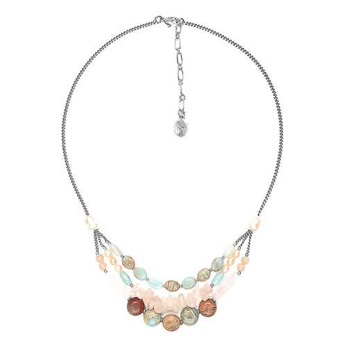 Колье женское Nature Bijoux NB20.1-15-41063 бежевое/голубое/золотистое в Mango