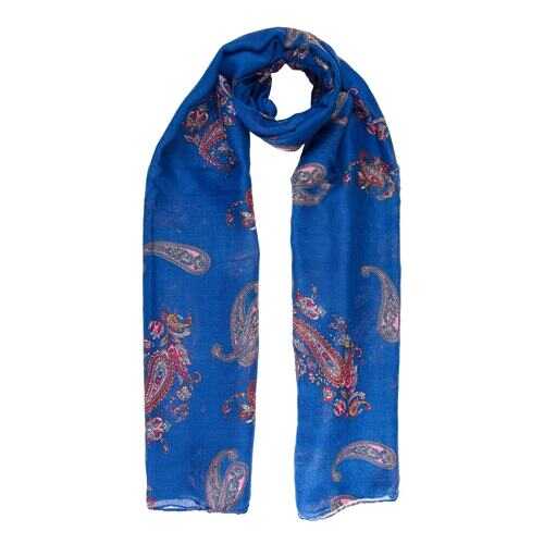 Палантин JANE'S STORY J1605S05-60 синий в Mango