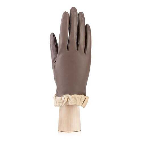 Перчатки женские Eleganzza IS01864 коричневые 6.5 в Mango