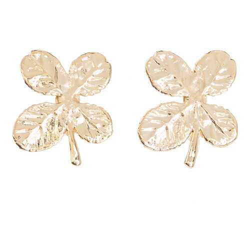Пусеты Ester Bijoux LF13C-G BR золотистые в Mango