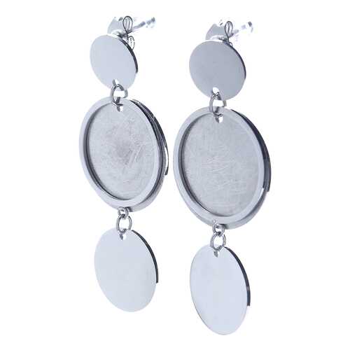 Серьги Moon Paris Ikita с дисками MIK-20.03-069 серебристые в Mango