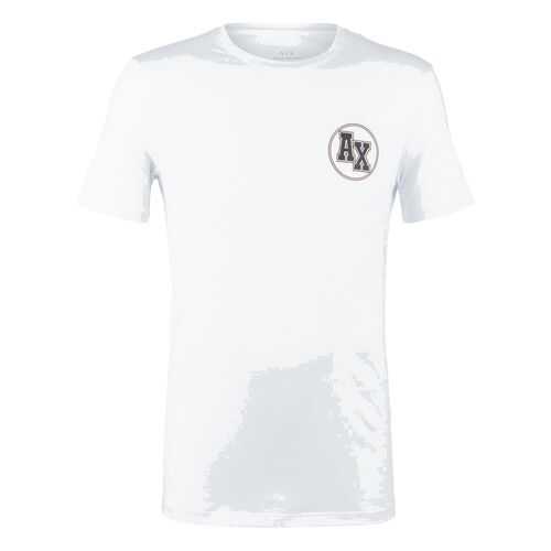 Футболка мужская Armani Exchange 3HZTFE ZJBVZ белая XL в Mango