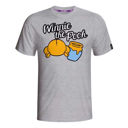 Футболка мужская Good Loot Winnie The Pooh серая L в Mango