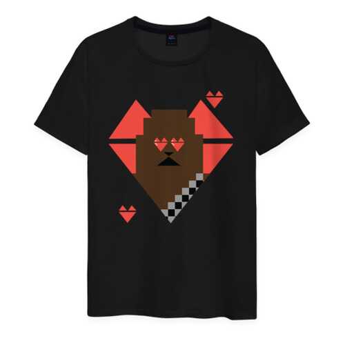 Футболка мужская ВсеМайки 1725485 черная XXL в Mango