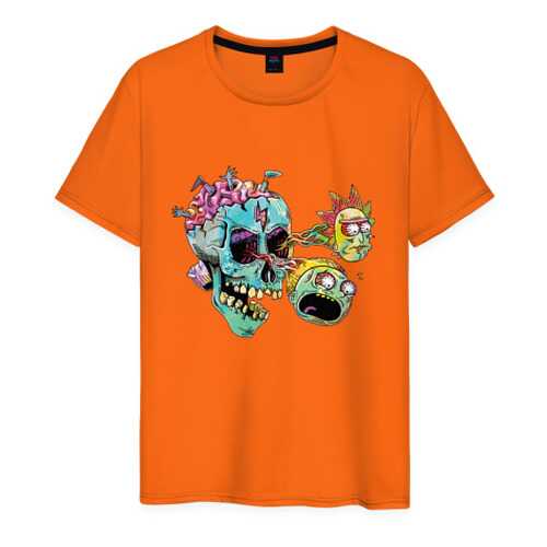 Футболка мужская ВсеМайки 1852951 оранжевая XXL в Mango