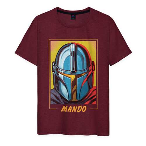 Футболка мужская ВсеМайки 2177801 бордовая XL в Mango