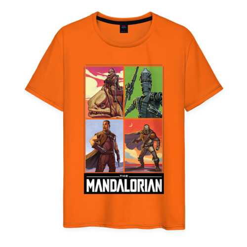 Футболка мужская ВсеМайки 2177875 оранжевая XXXL в Mango