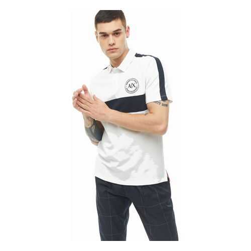 Футболка-поло мужская Armani Exchange 3HZFFG ZJ1VZ 6178 белая XXL в Mango