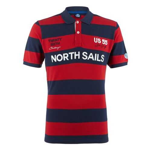 Футболка-поло мужская North Sails 692253 красная L в Mango