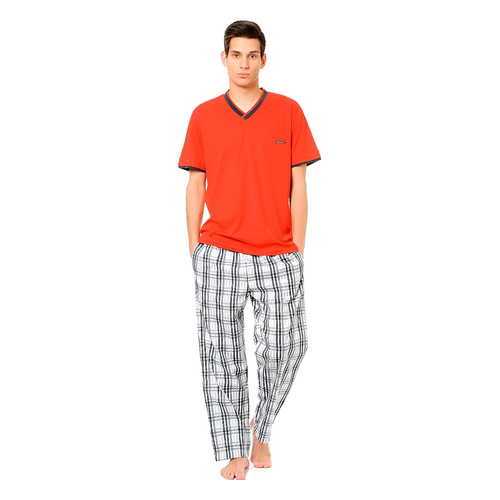 Брюки мужские Kom 54PJ40131A RAMBO черные/белые L в Mango