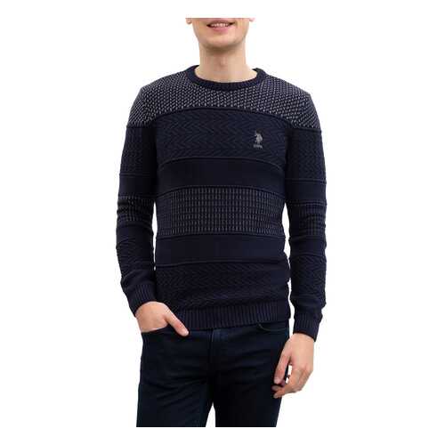 Джемпер мужской U.S. POLO Assn. G081SZ0TK0RUAR синий 2XS в Mango