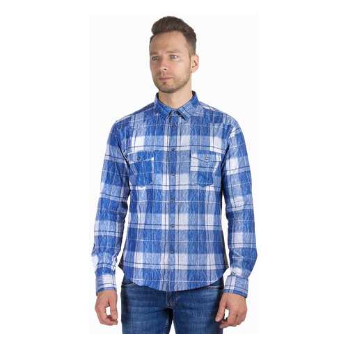 Рубашка мужская Dairos GD81100377 синяя L в Mango