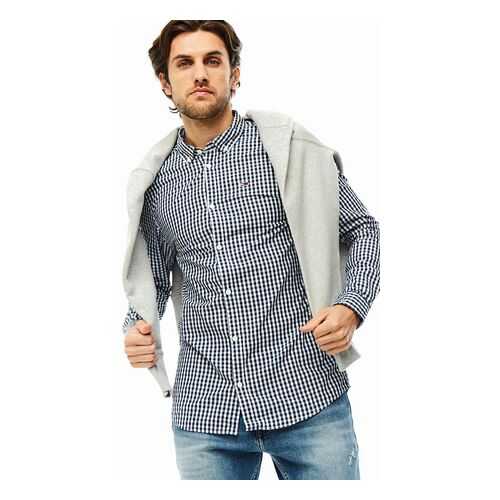 Рубашка мужская Tommy Jeans DM0DM08398 синяя L в Mango