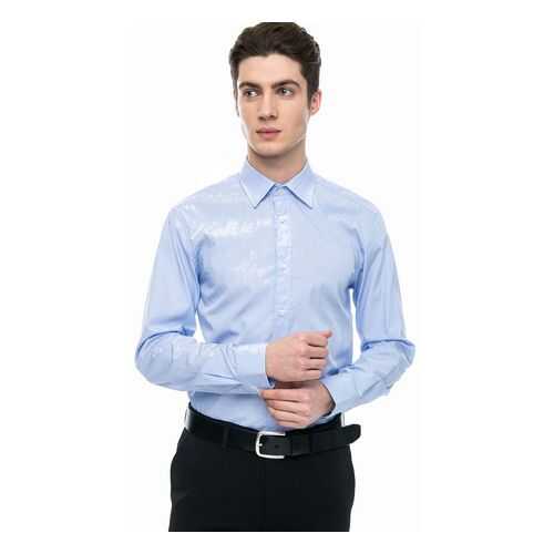 Рубашка мужская United Colors of Benetton 5APT5QE08_980 синяя S в Mango