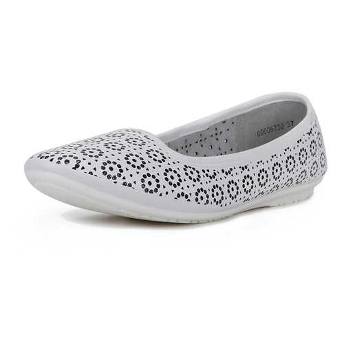 Балетки женские Alessio Nesca ZS19S-16 белые 37 RU в Mango