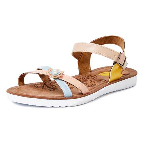 Босоножки женские T.Taccardi 019064K0 желтые/бежевые 39 RU в Mango