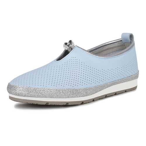 Слипоны женские Alessio Nesca K0636LC-1B голубые 37 RU в Mango