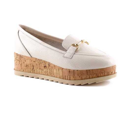 Лоферы женские Shoes Market 61-982 бежевые 39 RU в Mango