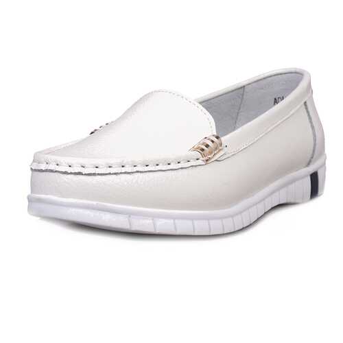 Мокасины женские Alessio Nesca Comfort 710018746 белые 41 RU в Mango