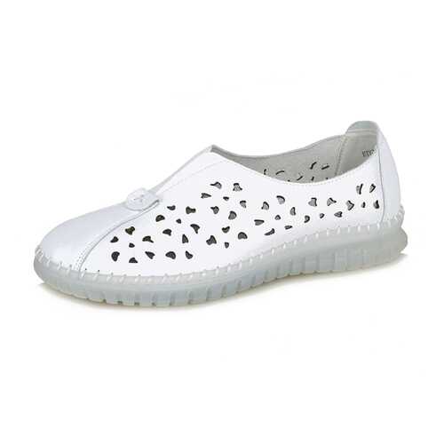 Мокасины женские Alessio Nesca Comfort HTY20SS-14 белые 39 RU в Mango
