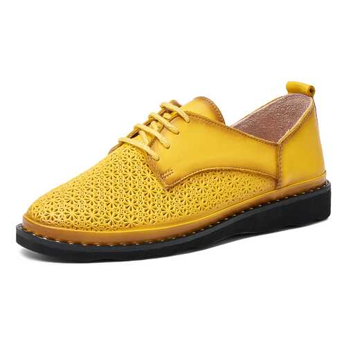 Полуботинки женские Pierre Cardin TR-MN-87-440 желтые 40 RU в Mango