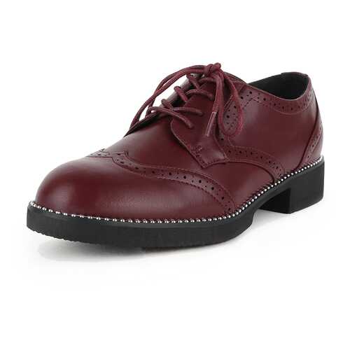Полуботинки женские T.Taccardi K0567LC-2B бордовые 40 RU в Mango