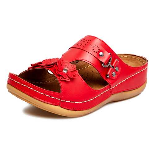 Шлепанцы женские T.Taccardi 710018084 красные 39 RU в Mango