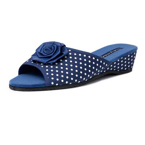 Домашние тапочки женские Smile of Milady DW-O-3-431-02 синие 38 RU в Mango