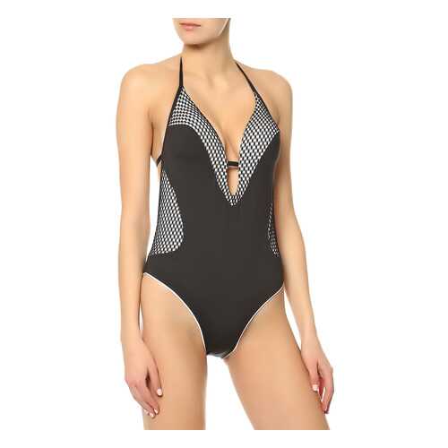 Купальник слитный женский Cotton Club INTERO 8DO FH OPTICAL черный 4 IT в Mango