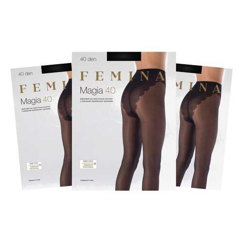 Колготки женские FM Magia 40 den nero 3/M (набор 3 шт) в Mango