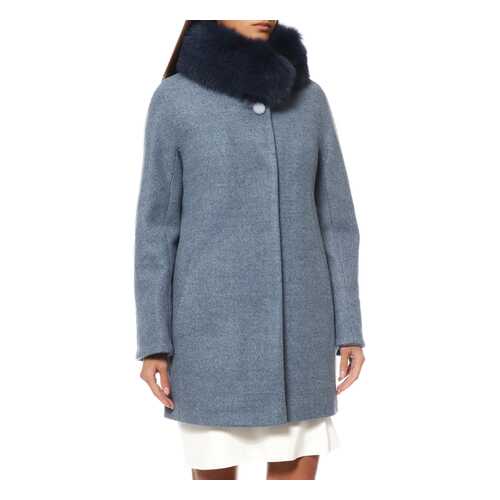 Пальто женское КОРУ-СТИЛЬ КС-195/4 голубое 42 RU в Mango