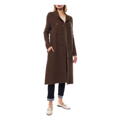 Пальто женское Mir cashmere YWI17-027 коричневое L в Mango
