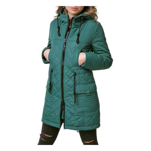Парка женская DizzyWay 19330 зеленая 60 RU в Mango