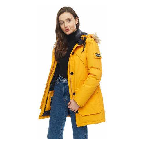 Парка женская Penfield PFW112693219 желтая XS в Mango