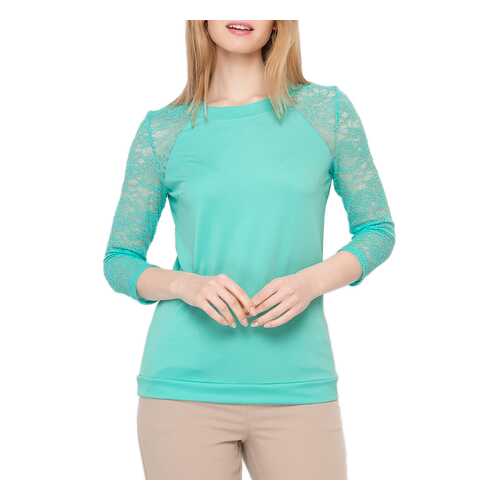 Блуза женская Limonti 729903 зеленая 50 RU в Mango