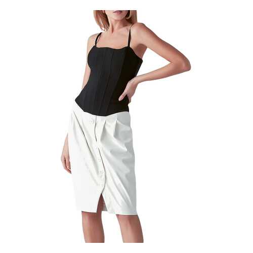 Блуза женская LOVE REPUBLIC 357236348 черная 46 в Mango