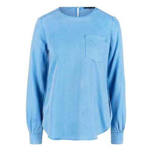 Блуза женская Marc O’Polo 009842267/865 синяя 42 EU в Mango
