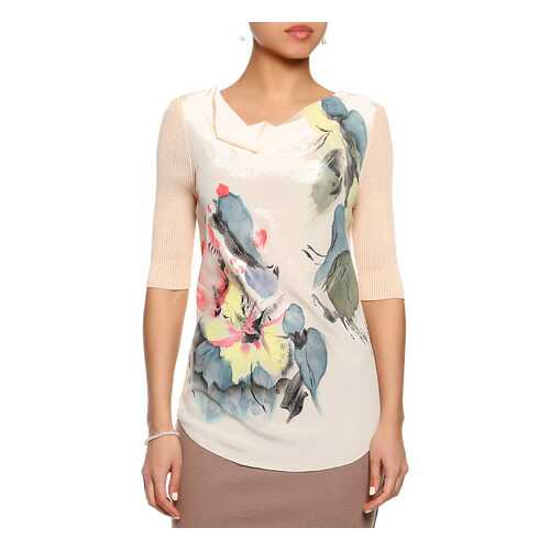 Блуза женская OPHRYS P1621 бежевая 42 IT в Mango