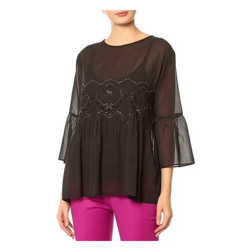 Блуза женская Pennyblack 11149917 черная 42 IT в Mango