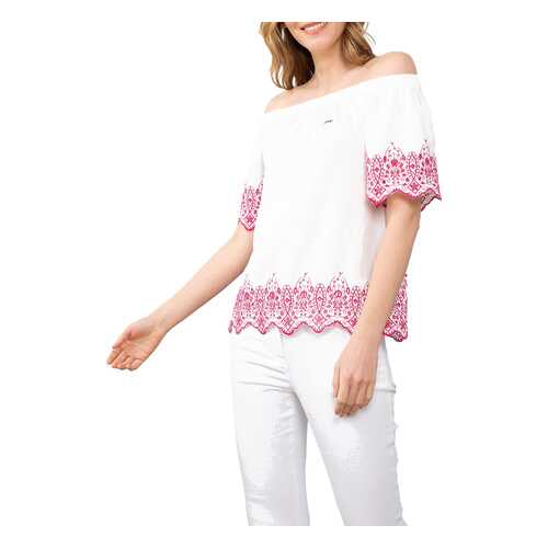 Блуза женская U.S. POLO Assn. G082SZ0040MIMOSA белая 40 в Mango