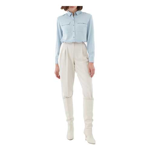 Блуза женская ZARINA 328125325 голубая 42 в Mango